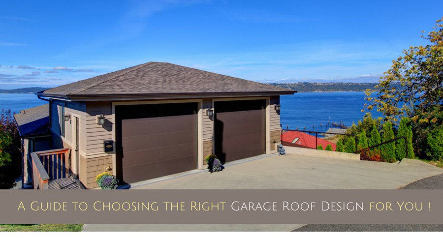 Right garage roof