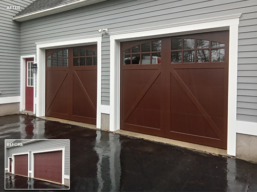 9' x 8', Fimbel, American Legends, Custom Stained to match Therma Tru front door