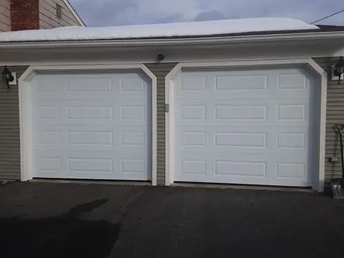 Garaga, 9' x 7'6", Acadia 138 Classic Mix, Ice White