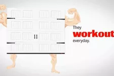 WOW – that’s one strong garage door!