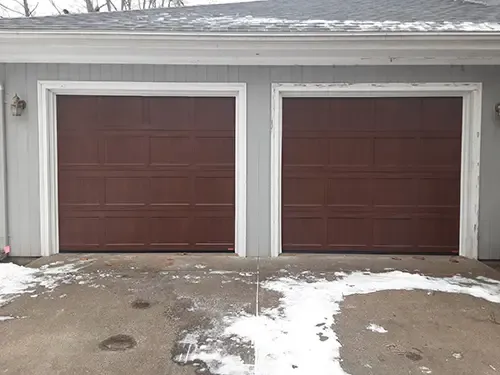 Garaga, 8' x 7', Standard+ Shaker-Flat CC, American Walnut