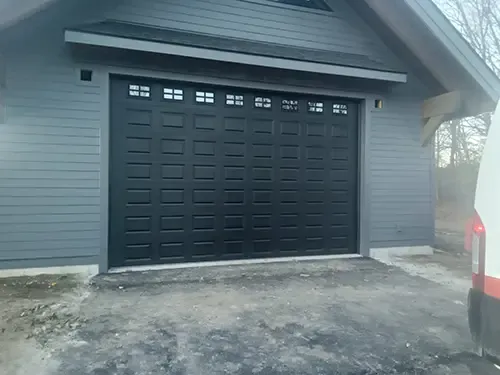 C.H.I., 18' x 12', Raised panel 2216, Black