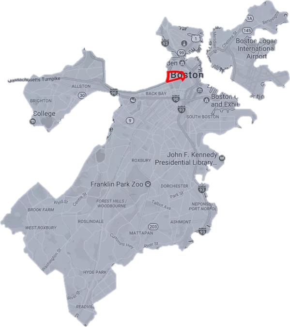 Map of Beacon Hill