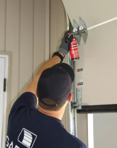 Noisy garage door